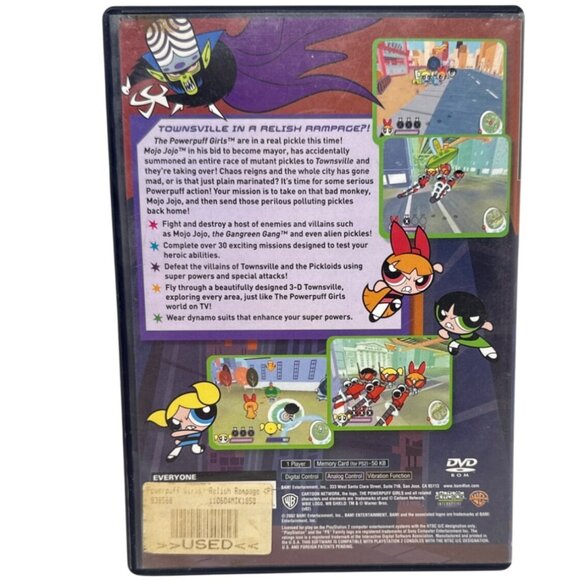 The Powerpuff Girls Relish Rampage PlayStation 2 Game - Picture 2 of 3